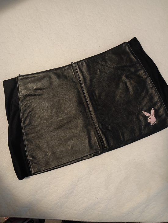 PLAYBOY Dresses & Skirts - PLAYBOY Leather Mini Skirt